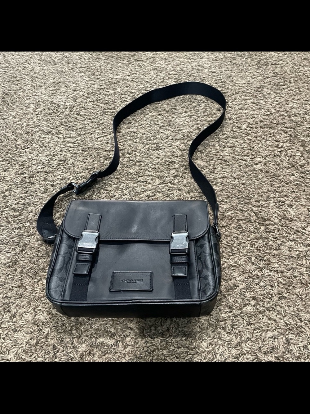 Coach track Crossbody messenger bag